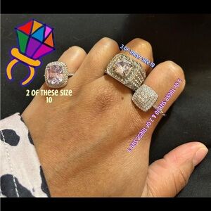 Women’s rings sizes 10 and 9
